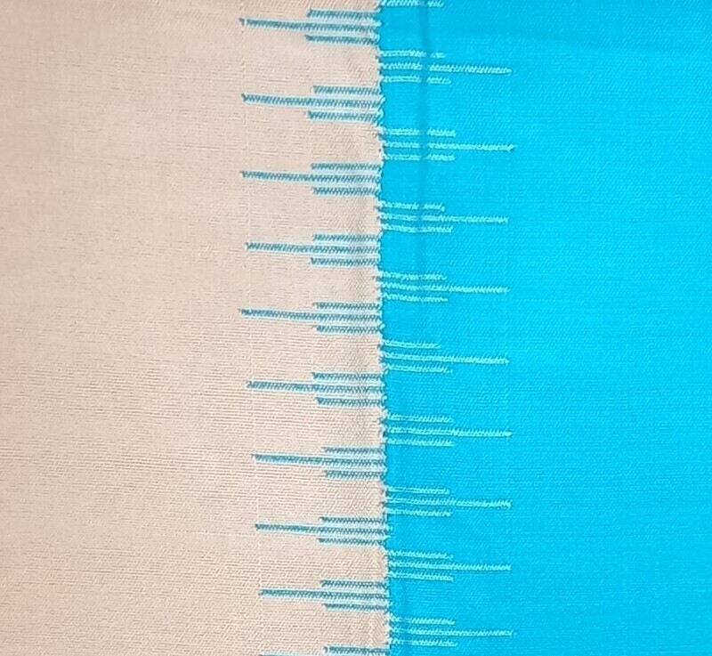 Marsoum: Turquoise and Beige (80x200cm)