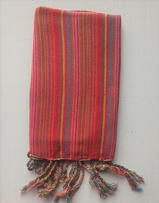 Red & Yellow Stripes Small Scarf