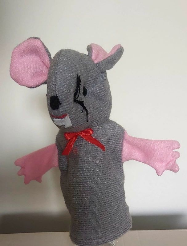 Hand Puppet: Grey Mouse