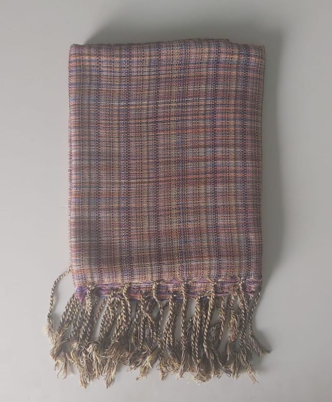 Striped 80cm Wide Shawl: Mixed color
