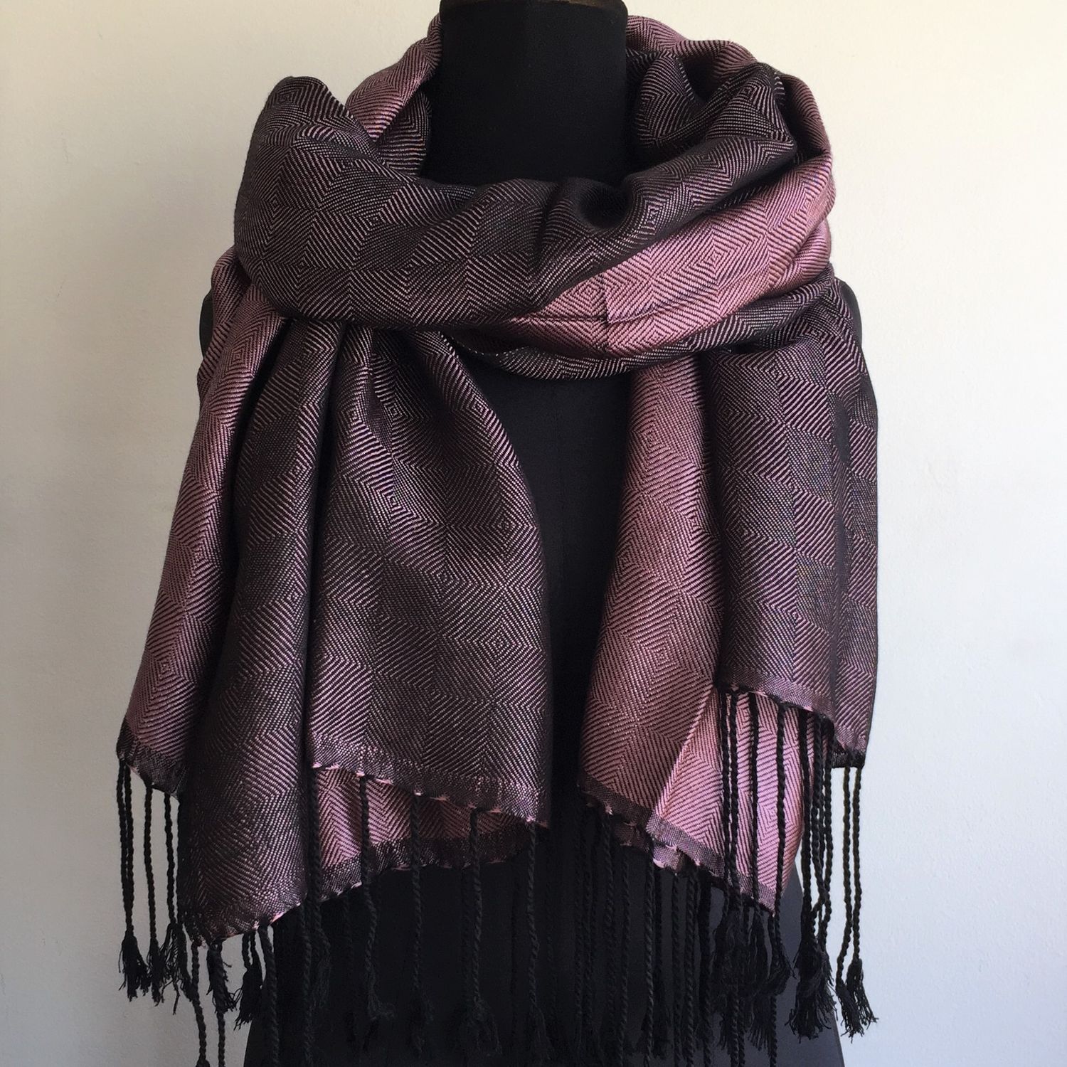 Silk Shawl, mauve