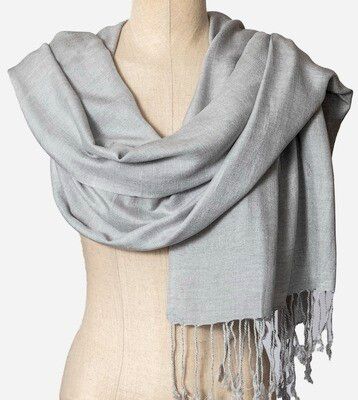 Solid Grey Shawl