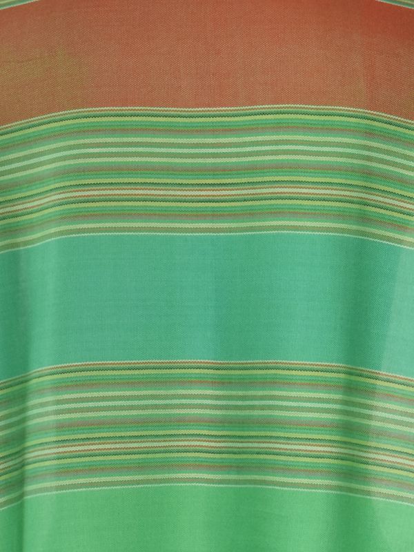 Green &amp; Red stripes Shawl