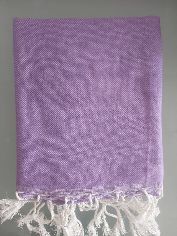 Double-face Shawl: Lilac