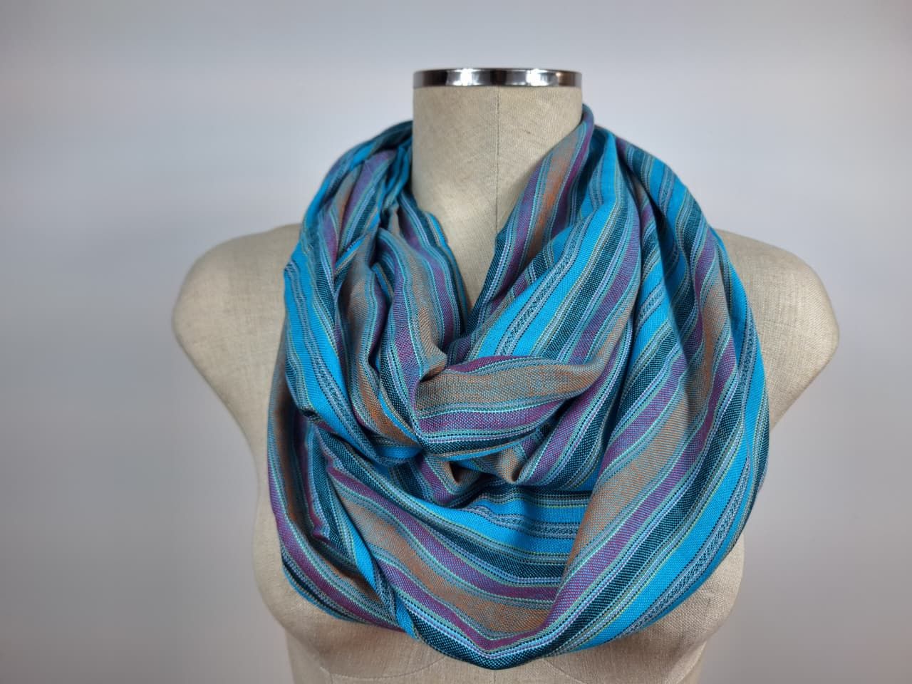 Turquoise Infinty Scarf