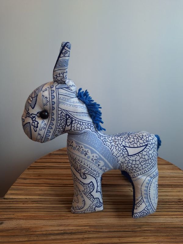 Donkey Toy Light Blue