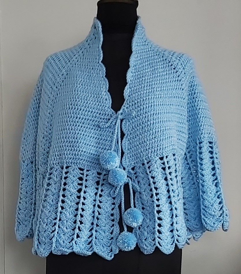 Bed Jacket, blue