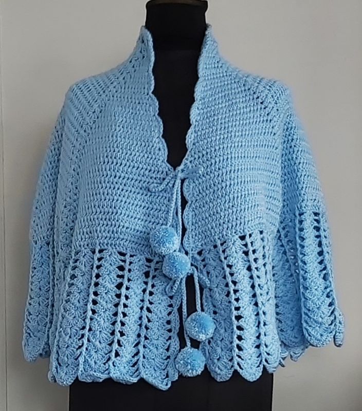 Bed Jacket, blue