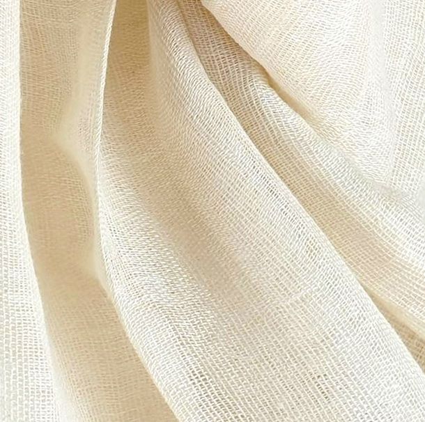 Linen Shawl:  Off-White