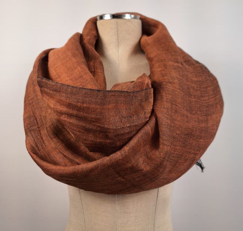 Linen Shawl: Havane
