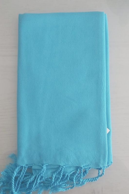 Solid Light Turquoise Shawl