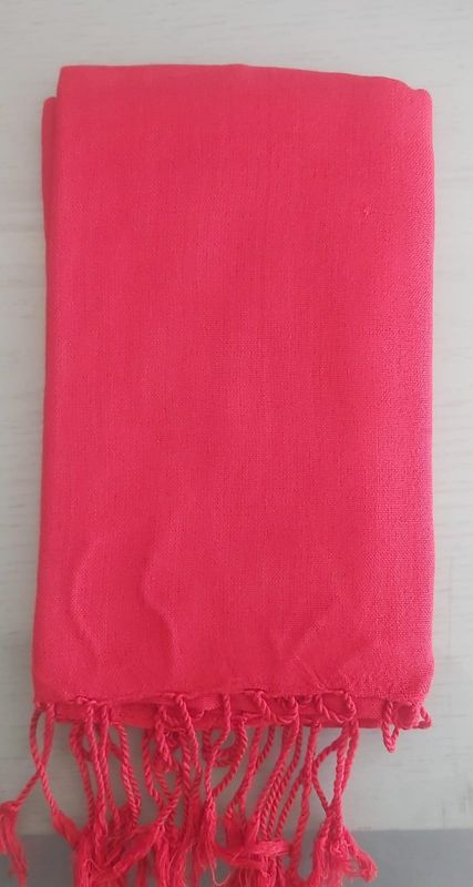 Plain Red Shawl