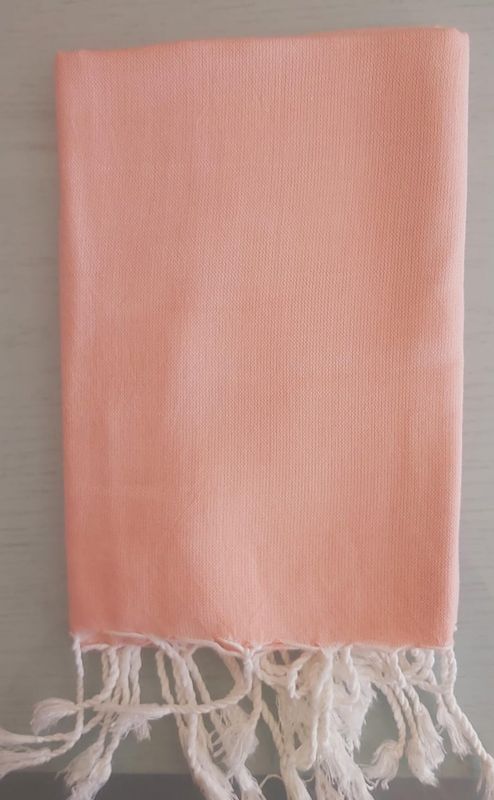 Plain Light Orange Shawl