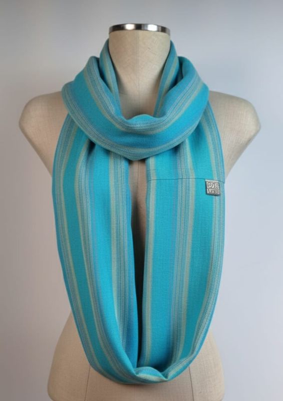 Turquoise Infinity Scarf