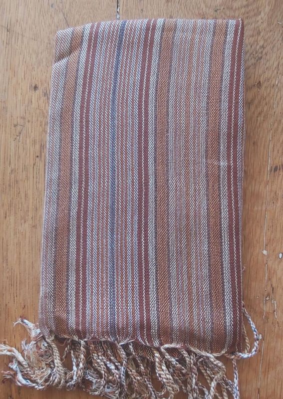 Brown &amp; Beige Small Scarf