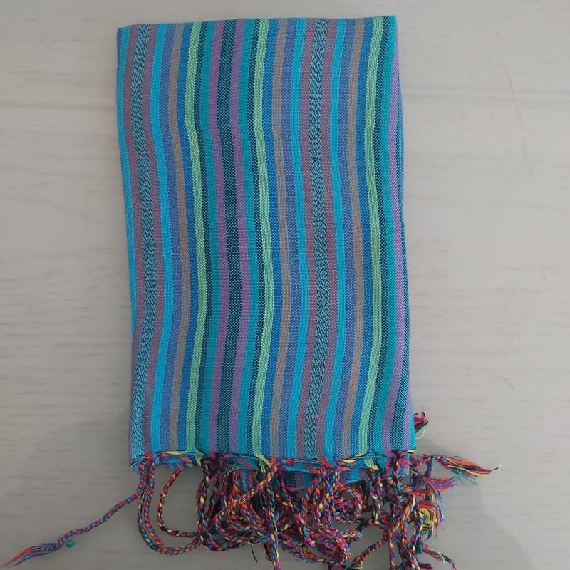 Turquoise &amp; Blue &amp; Red Small Scarf