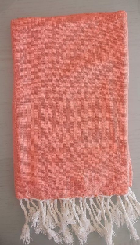 Plain Dark Orange Shawl