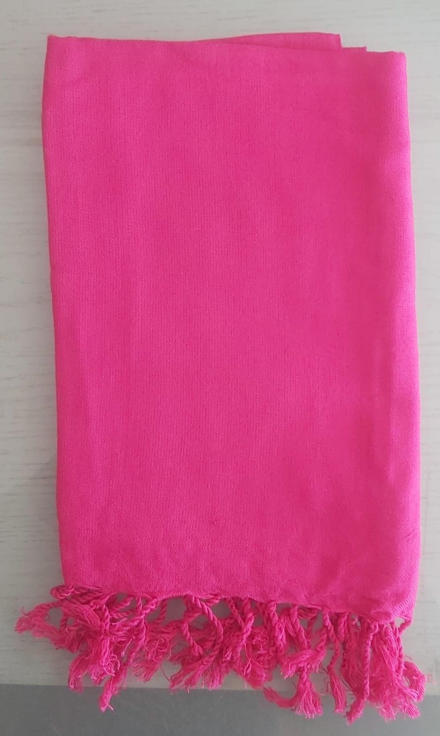 Plain Fuchsia Shawl