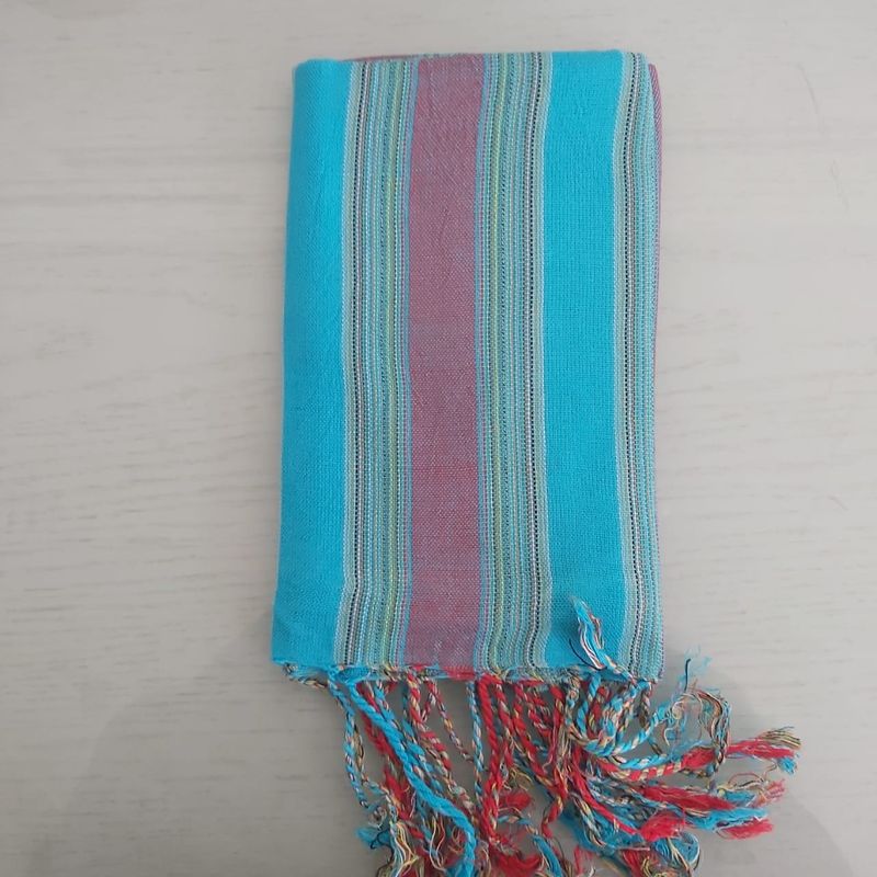 Turquoise &amp; Red Small Scarf