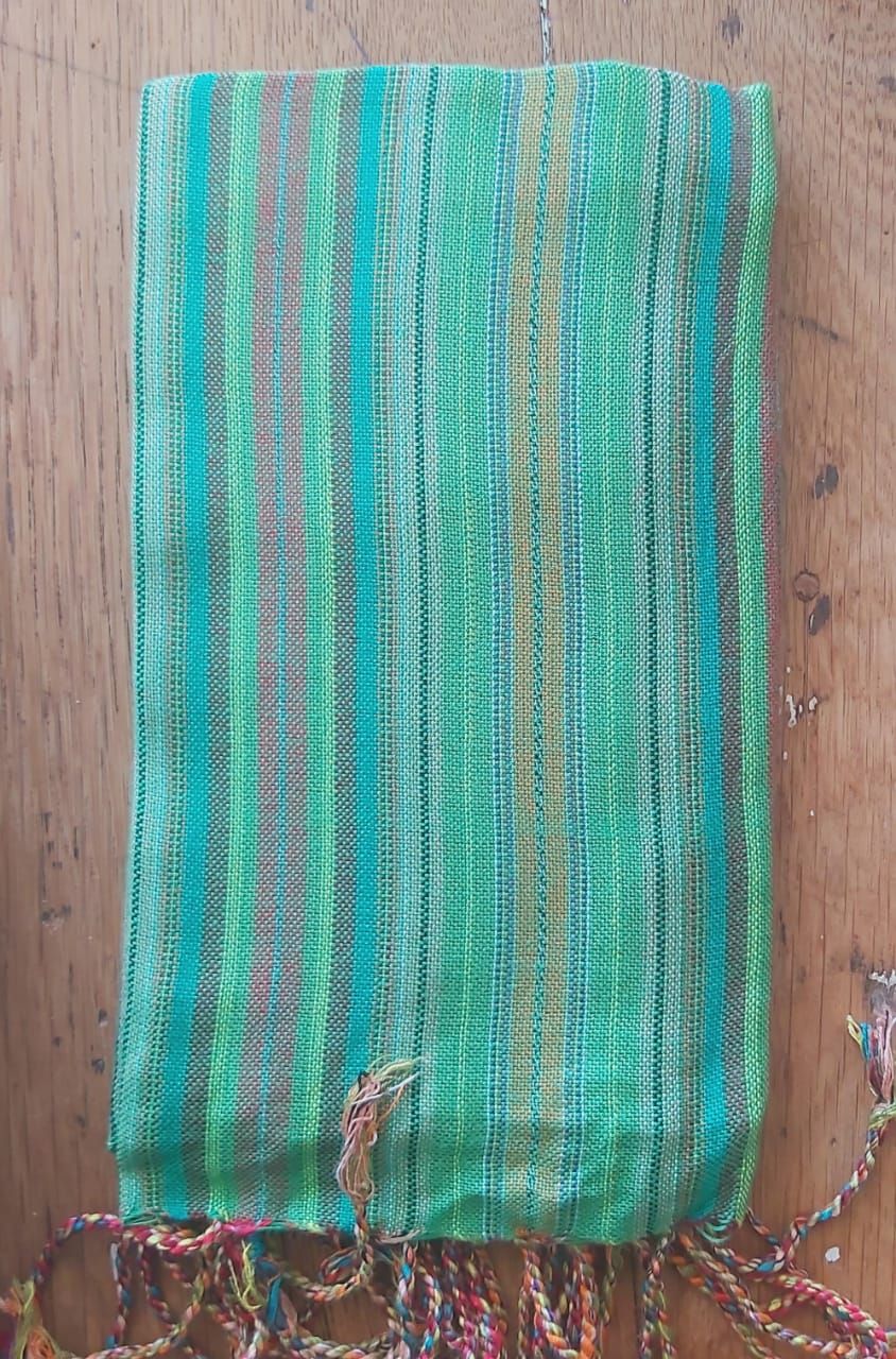 Small Scarf: Mix Green