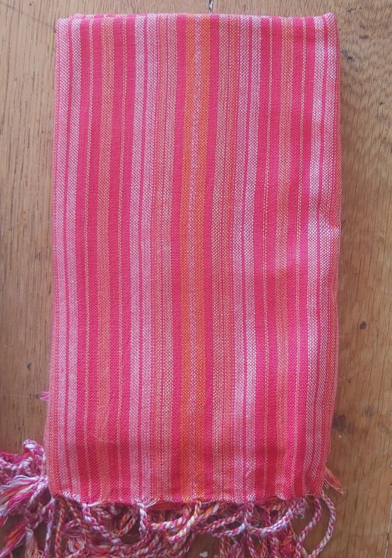 Small Scarf: Fuchsia Red
