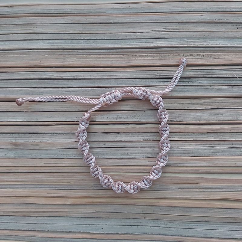 Double Helix Bracelet: Off-White