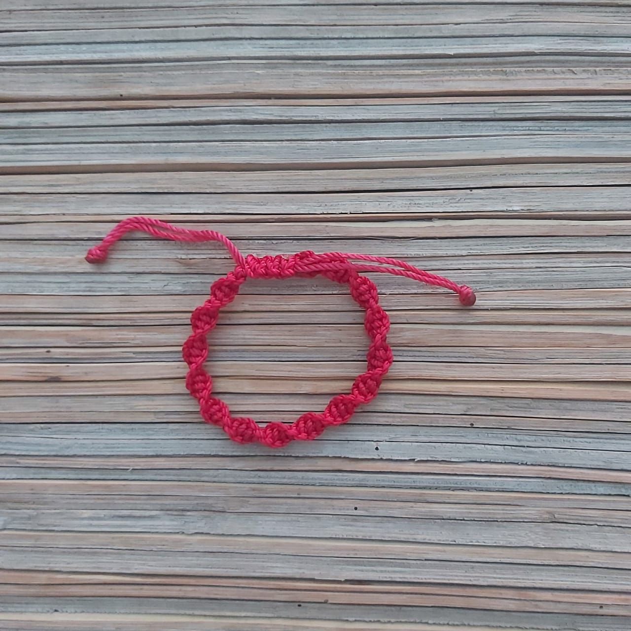 Double Helix Bracelet: Red