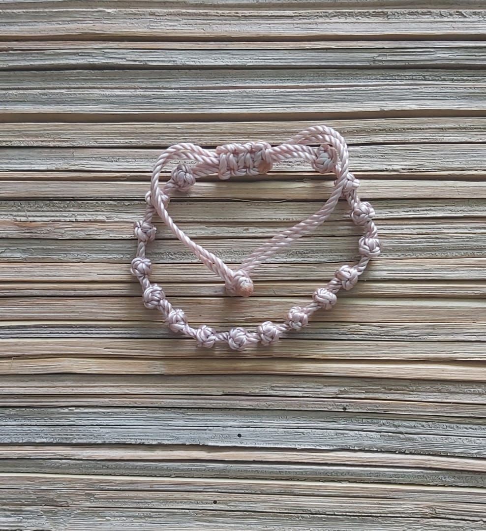 Knotted Bracelet: Off-White