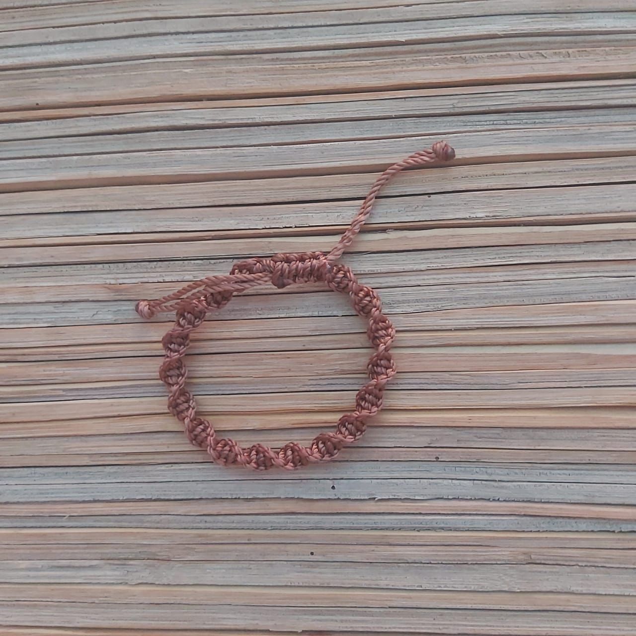 Double Helix Bracelet: Brown