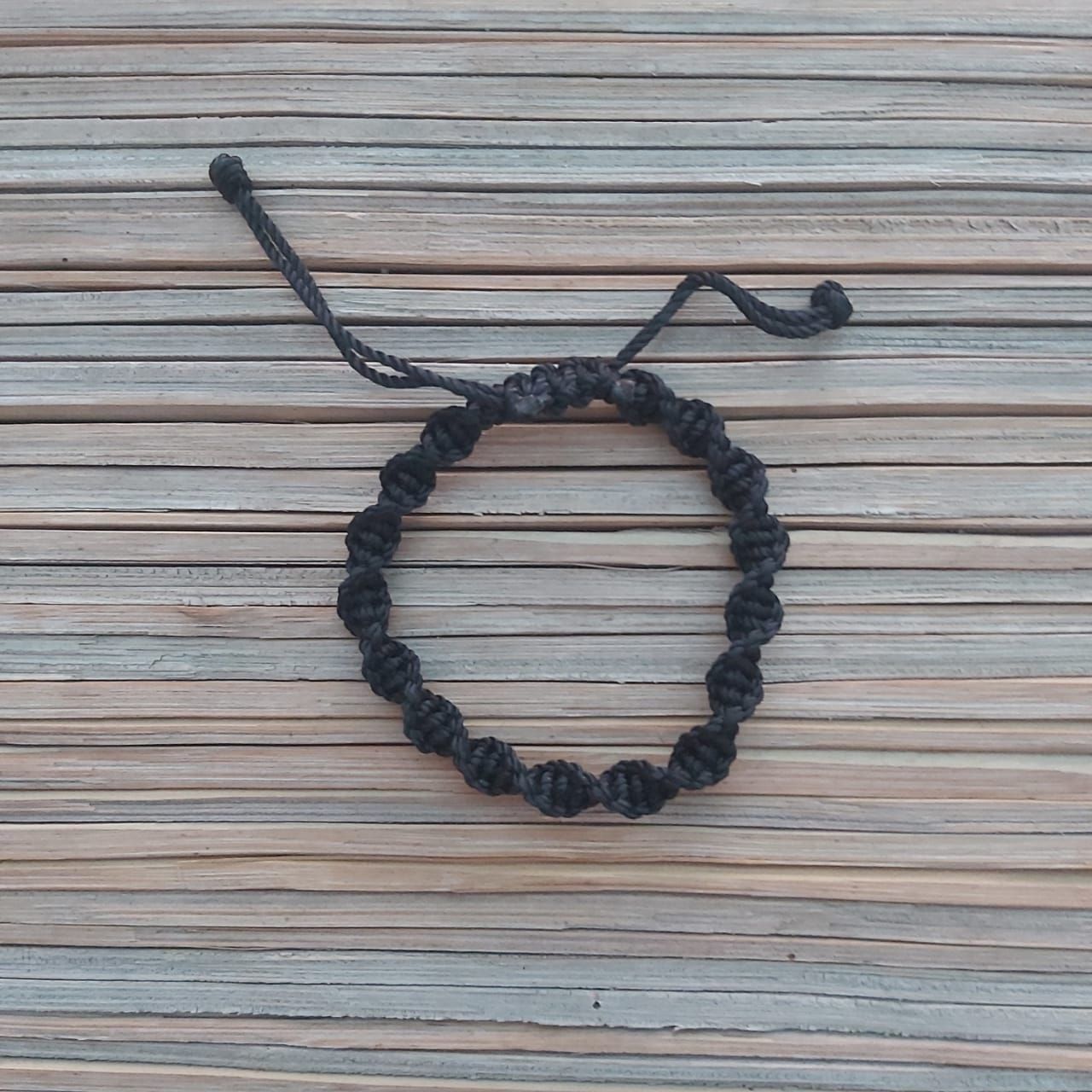 Double Helix Bracelet: Black
