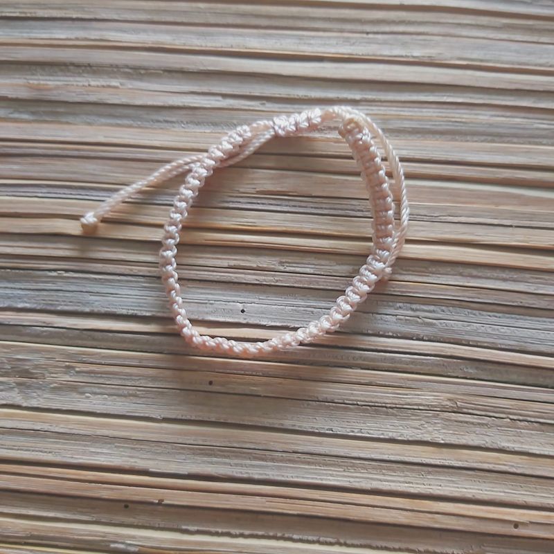 Train Track Bracelet: Off-White