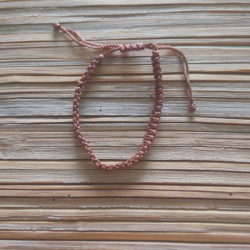 Train Track Bracelet: Brown