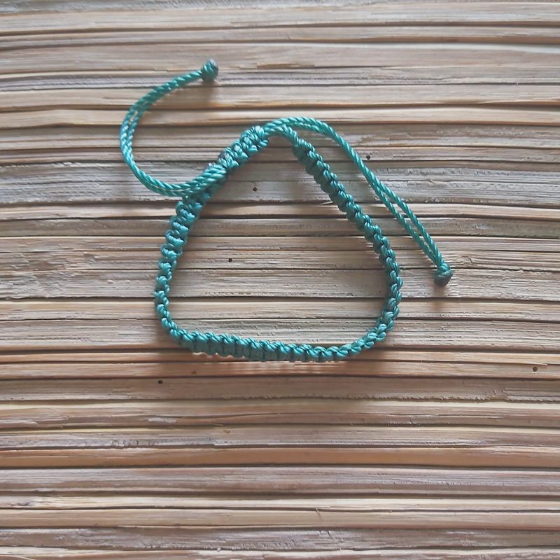 Train Track Bracelet: Dark Green