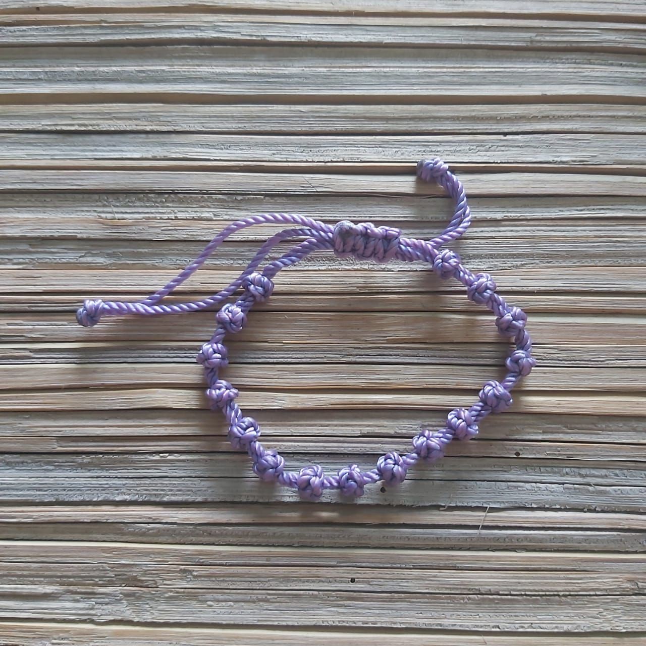 Knotted Bracelet: Purple