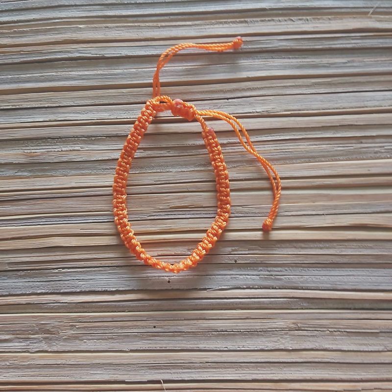 Train Track Bracelet: Orange