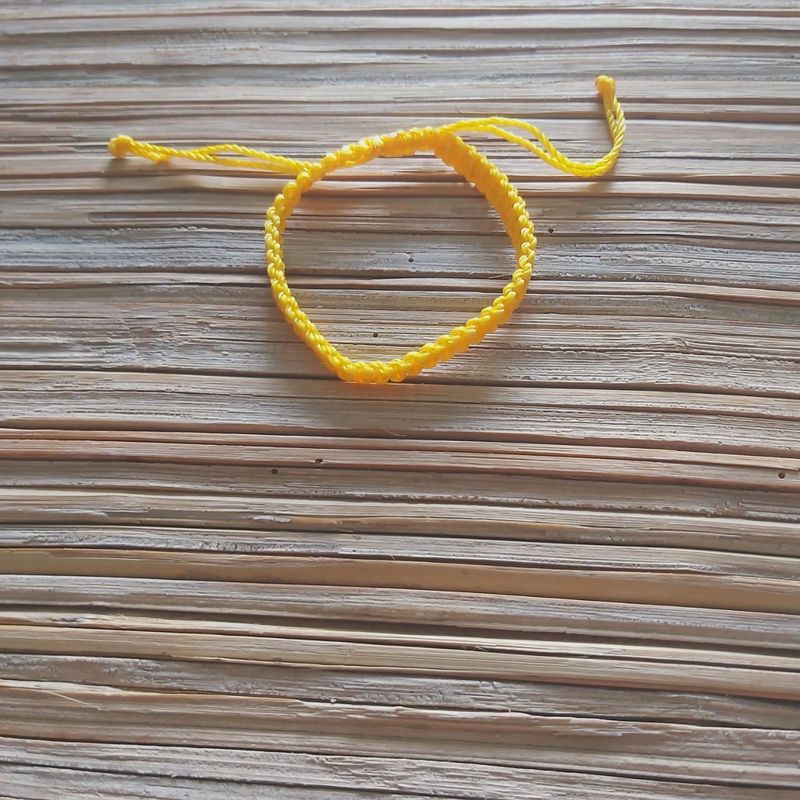 Train Track Bracelet: Yellow