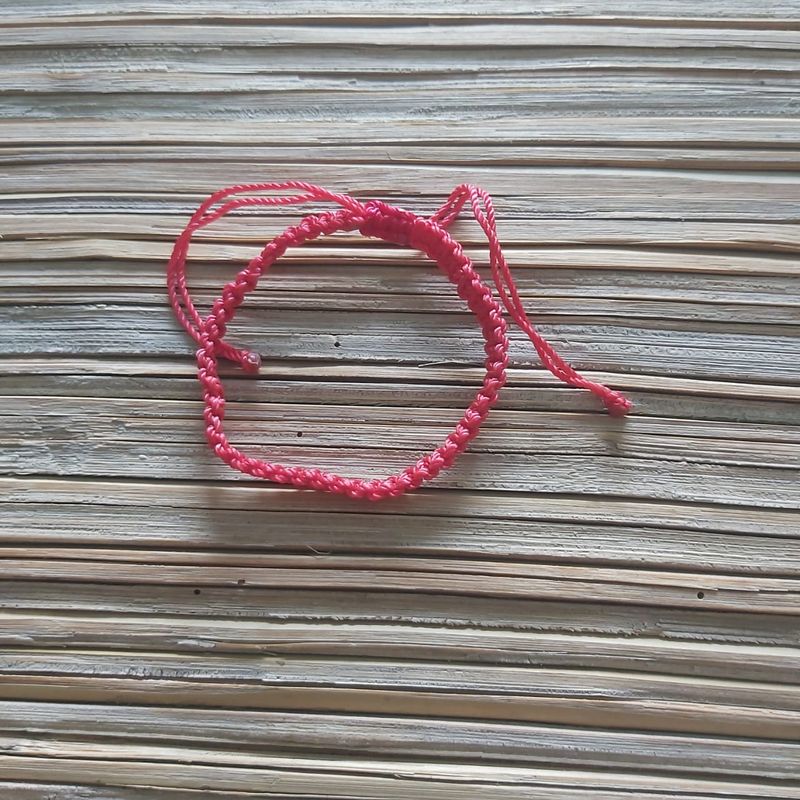 Train Track Bracelet: Red