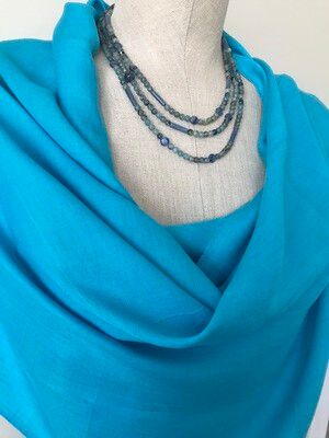 Turquoise Small Scarf