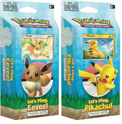 Pokémon - Let's Play Pikachu & Evoli Themendecks - DE