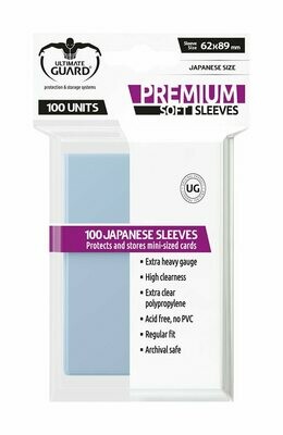 Ultimate Guard - Premium Soft Sleeves - JPN Transparent