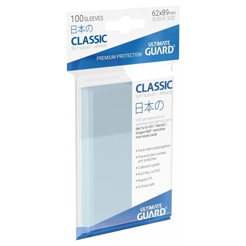 Ultimate Guard - Classic Soft Sleeves - JPN Transparent
