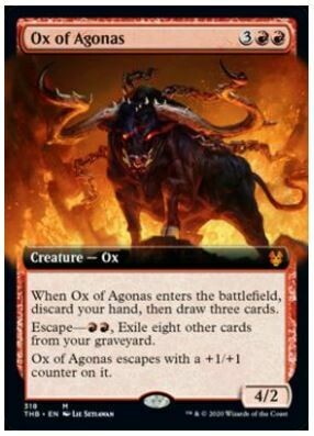 Ox of Agonas - EN (Extended Art) FOIL