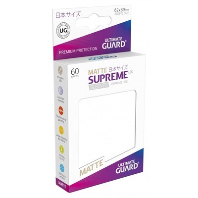 Ultmate Guard - Supreme UX Matte Sleeves JPN - White