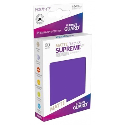 Ultmate Guard - Supreme UX Matte Sleeves JPN - Purple