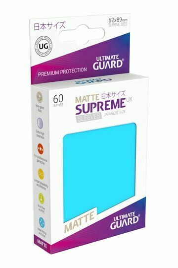 Ultmate Guard - Supreme UX Matte Sleeves JPN - Hellblau