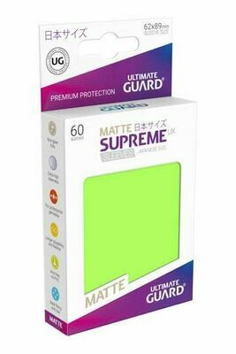Ultmate Guard - Supreme UX Matte Sleeves JPN - Light Green