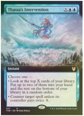 Thassa&#39;s Intervention (Extended Art) - EN FOIL