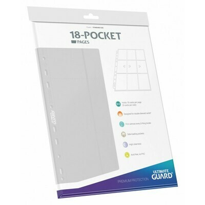 Ultimate Guard - 18-Pocket Side-Loading Pages (10) - White