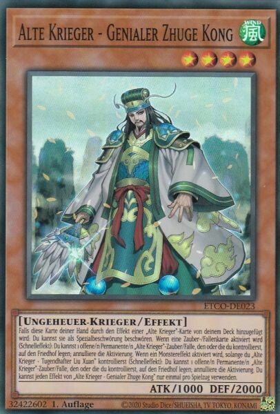 Alte Krieger - Genialer Zhuge Kong (Super Rare-ETCO)