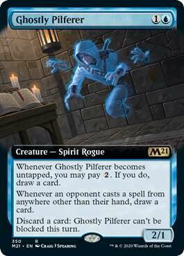 Ghostly Pilferer (M21) Extended Art Foil - EN